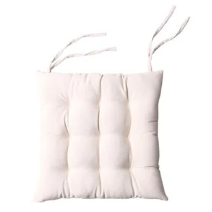 Poduszka siedziskowa STEVE 40 x 40 cm ecru - Poduszki dekoracyjne - miniaturka - grafika 1