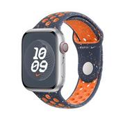 Pasek Apple Watch Pasek 45mm Blue Flame Nike Sport Band - S/M