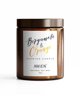 Świece - Świeca Sojowa o zapachu Bergamote & Orange / AWiEN - miniaturka - grafika 1