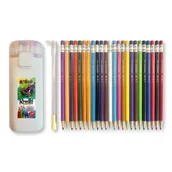 Kredki, ołówki, pastele i pisaki - Kredki automat 24 kolory + temperówka PENMATE - miniaturka - grafika 1