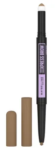Maybelline Brow Satin maskara do brwi Dark Blond 8g - Akcesoria i kosmetyki do stylizacji brwi - miniaturka - grafika 3