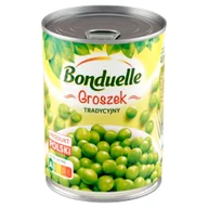 Warzywa w marynacie - Bonduelle Groszek konserwowy tradycyjny 400 g - miniaturka - grafika 1