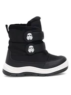 Buty dla chłopców - Star Wars Kozaki AW23-324LC Czarny - miniaturka - grafika 1