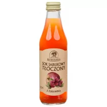 Rembowscy Sok jabłkowy tłoczony z żurawiną 250 ml - Soki i napoje niegazowane - miniaturka - grafika 1