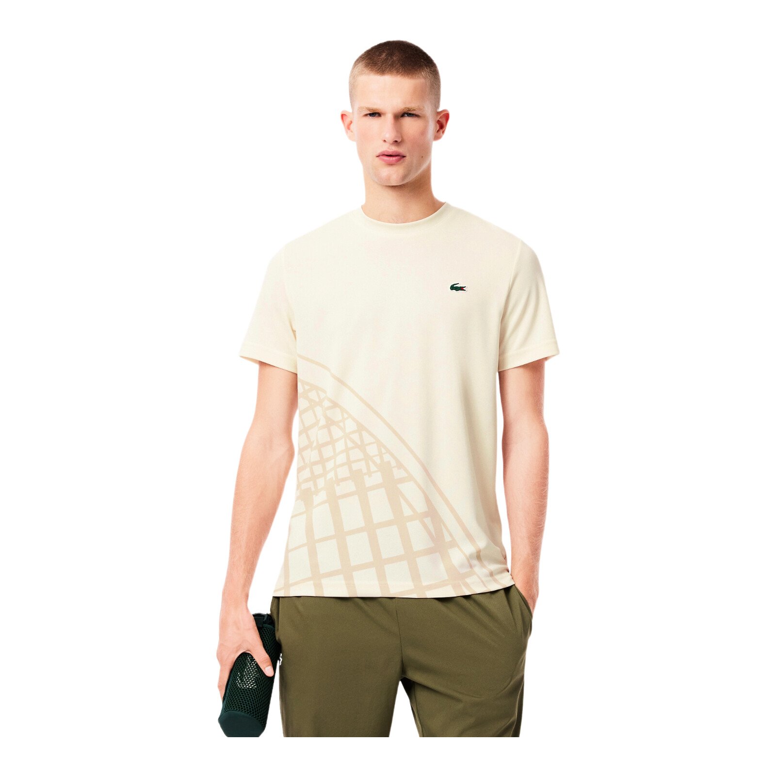 Koszulka męska Lacoste Ultra-Dry Back Print Tennis T-Shirt Lapland L