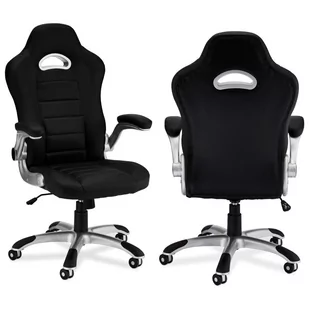 Ibbe Design Ergonomiczne Krzesło Biurowe Obrotowe Komputerowe Krzesło Gamingowe Speedy 3 Regulacja Wysokości Siedziska, Czarny, Sztuczna Skóra , Fun.. - Fotele gamingowe - miniaturka - grafika 1