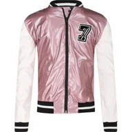 Kurtki i płaszcze dla dziewczynek - Karl Lagerfeld Kids Kurtka bomber | Regular Fit - miniaturka - grafika 1