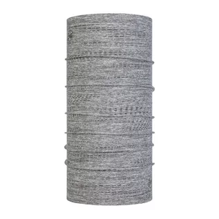 Czapki i chusty sportowe damskie - Chusta wielofunkcyjna z odblaskiem Buff Dryflx US R-light Grey - grafika 1