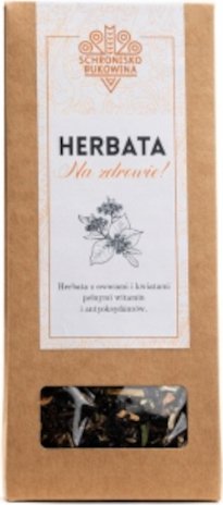 Herbata Na zdrowie czarny bez lipa jeżówka - Schronisko Bukowina