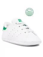 Buty dla dziewczynek - Adidas Buty Stan Smith Crib FY7890 Biały - miniaturka - grafika 1