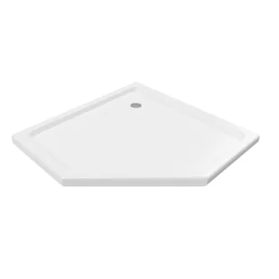 Brodzik pieciokątny do kabiny prysznicowej Durasan Diamond Slim 90 cm DNBR-5N-90-SL - Brodziki prysznicowe - miniaturka - grafika 1