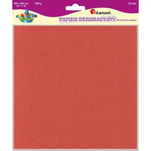Papier dekoracyjny a"10 szt.120g.20x20cm 20643 - Szkolne artykuły papiernicze - miniaturka - grafika 1