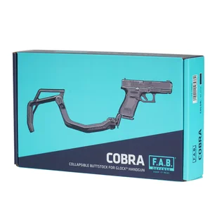 FAB Defense - Składana kolba Cobra do pistoletu Glock - Czarna - FX-COBRA - Osprzęt do wiatrówek - miniaturka - grafika 6
