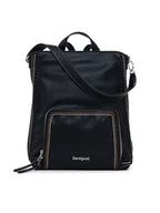 Torebki damskie - Desigual Plecak Trama Pretoria 25SAKP21 Czarny - miniaturka - grafika 1