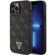 Etui i futerały do telefonów - Etui Guess GUHCP13XPG4GPK Apple iPhone 13 Pro Max hardcase 4G Triangle Metal Logo czarny/black - miniaturka - grafika 1