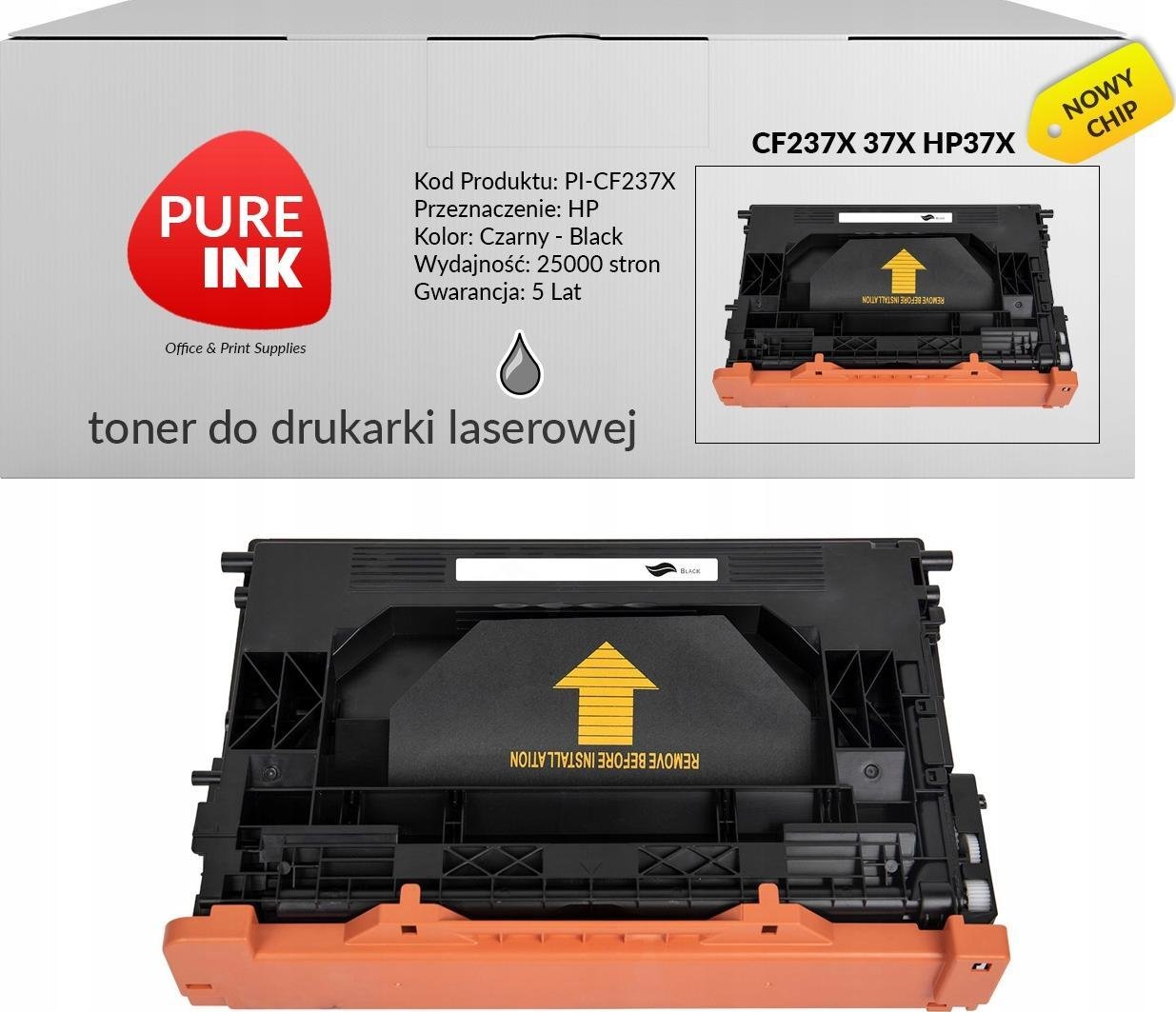 Toner Pureink Black Zamiennik CF237X