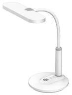 Lampy stojące - Biała lampka biurkowa LED ze ściemniaczem - A509 Magra - miniaturka - grafika 1