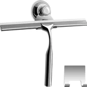 Myjki do okien - Środek do czyszczenia pryszniców, środek do czyszczenia szyb, środek do czyszczenia gospodarstwa domowego, stal nierdzewna, 24,5 x 17 cm, srebrny - miniaturka - grafika 1