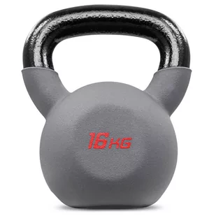 Odważnik kettlebell żeliwny 16kg Hop-Sport - Kettlebell - miniaturka - grafika 1