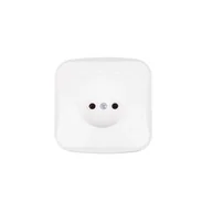 Gniazdka elektryczne - Gniazdo pojedyncze bez uziemienia Atut białe - miniaturka - grafika 1