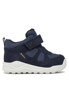 ECCO Trzewiki Urban Mini Gtx GORE-TEX 75476152344 Granatowy - Buty dla chłopców - miniaturka - grafika 1