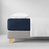 Prześcieradła - Prześcieradło Jersey Stretch 6600 Saphir : Kolor - 635/saphir, Wymiary - 200/200 - miniaturka - grafika 1