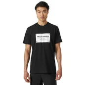 Koszulki męskie - Męska koszulka Helly Hansen Move Cotton black - L - miniaturka - grafika 1