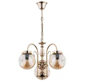 Lampy sufitowe - Alfa Hero Gold żyrandol 3-punktowy złoty 28273 - miniaturka - grafika 1