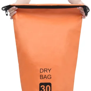 VidaXL Lumarko Worek wodoszczelny, pomarańczowy, 30 L, PVC 92791 VidaXL - Akcesoria turystyczne - miniaturka - grafika 1