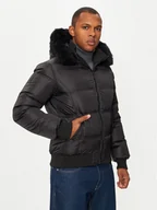 Kurtki męskie - Bomboogie Kurtka puchowa JM603VTNIW3 Czarny Regular Fit - miniaturka - grafika 1