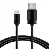 Kable USB - TYP-C KABEL USB SZYBKIE ŁADOWANIE SAMSUNG HUAWEI-CZARNY - miniaturka - grafika 1