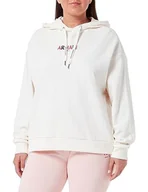 Bluzy damskie - Armani Exchange Damska bluza z kapturem Colorful Armani z logo French Terry, Iso, XL - miniaturka - grafika 1