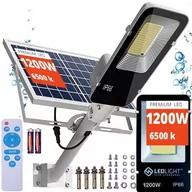 Lampy ogrodowe - MOCNA DUŻA LAMPA SOLARNA LED ULICZNA OGRODOWA PILOT regulowany panel - miniaturka - grafika 1