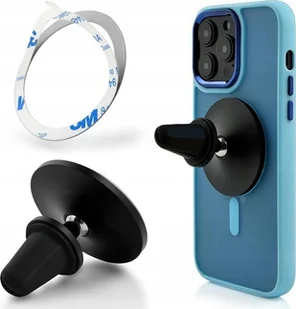 Alogy Uchwyt Samochodowy na Telefon Magnetyczny do Kratki Nawiewu REVERSE Czarny - Uchwyty samochodowe do telefonów - miniaturka - grafika 1