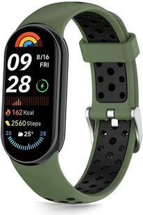 Pasek Tech-Protect IconBand Air Xiaomi Smart Band 8 / 9 / 10 / NFC Green/black - Akcesoria do smartwatchy - miniaturka - grafika 1