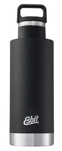 Esbit IB1000SC-BK Sculptor Standard Mouth, termos ze stali nierdzewnej, 1 litr, czarny - Shakery i bidony sportowe - miniaturka - grafika 1