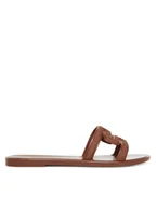 Klapki i japonki damskie - Melissa Klapki Melissa M Slide Ad M 36148 Brązowy - miniaturka - grafika 1