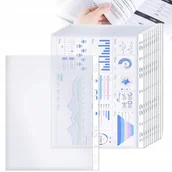 Koszulki na dokumenty - 100x KOSZULKI A4 DO SEGREGATORA KOSZULKA NA DOKUMENTY OBWOLUTA GROSZKOWA - miniaturka - grafika 1