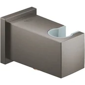 Akcesoria do armatury i ceramiki - Grohe Euphoria Cube przyłącze kątowe z uchwytem ścienne brushed hard graphite 26370AL0 - miniaturka - grafika 1