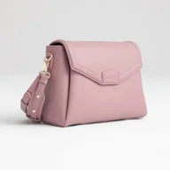Torby i organizery dla mam - Torebka crossbody i organizer do wózka 2w1 dla Mamy MIDI mauve rose - miniaturka - grafika 1