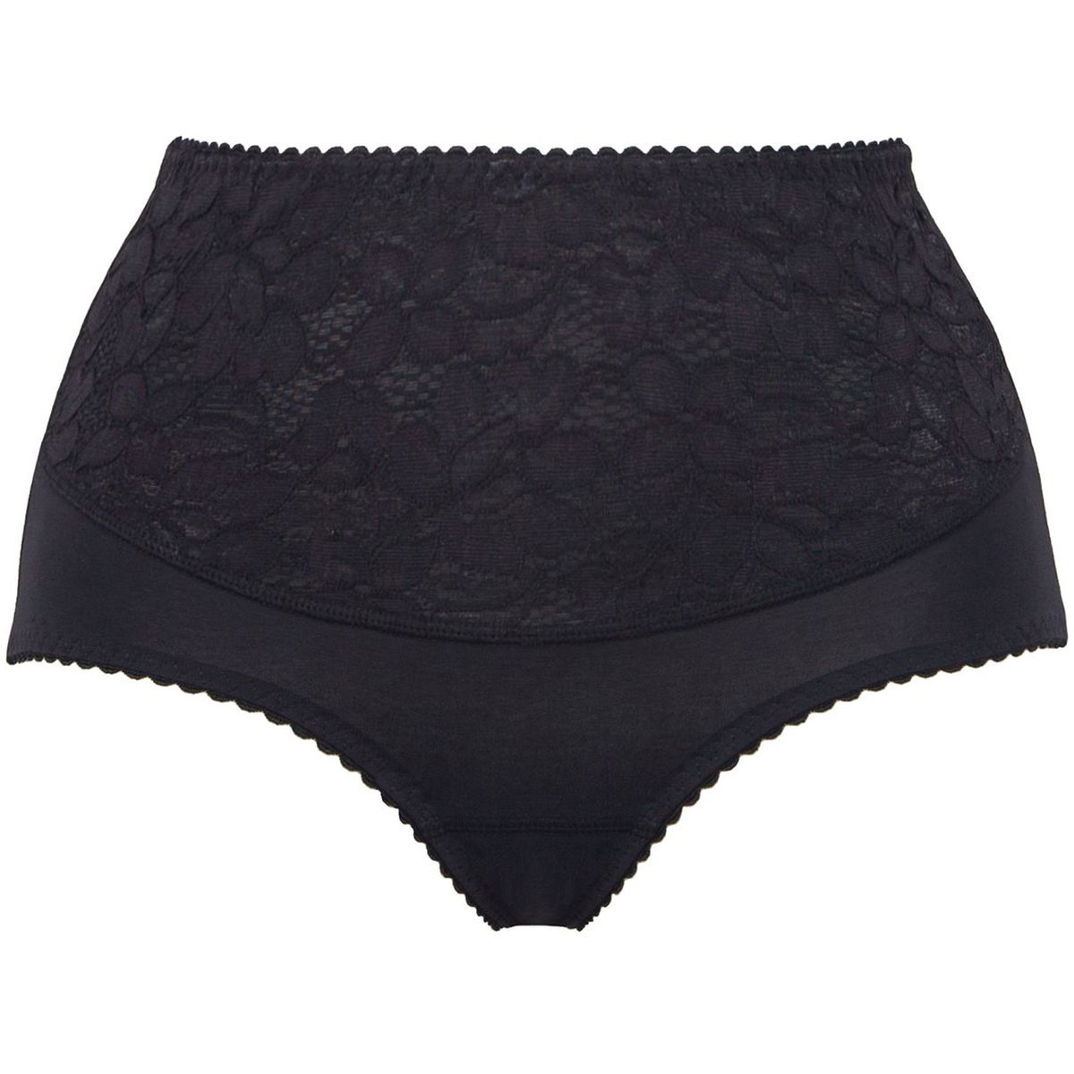 Figi Damskie Bawełniane Majtki Bielizna Modelująca Mitex ALA SUPER Czarne 8XL