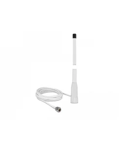 Delock Wlan 802.11 B/G/N Marine Antena N Gniazdo 10 Dbi 1105 Cm Sztywna Wielokierunkowa Z Kablem Przyłączeniowym Rg-58 U 3 M Zewnętrzna Biała - Złącza, przejściówki, adaptery - miniaturka - grafika 1