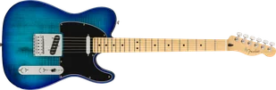 Fender Limited Edition Player Telecaster Plus Top Maple Fingerboard Blue Burst - Gitary elektryczne - miniaturka - grafika 1