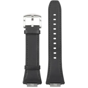 Ralph Giallo Pasek do etui na Apple Watch czarny ze srebrną sprzączką - skórzany - Akcesoria do smartwatchy - miniaturka - grafika 1