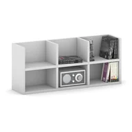 Półki do salonu - Półka ścienna 800 x 200 x 350 mm, biały - miniaturka - grafika 1