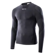 Koszulki sportowe męskie - Męska Bluzka termoaktywna HI-TEC SURIM TOP M000177761 – Czarny - miniaturka - grafika 1