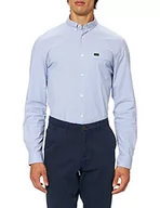 Koszule męskie - Lee Męska koszula Slim Button Down, Washed Blue, XXL - miniaturka - grafika 1