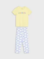 Piżamy dla dziewczynek - Sinsay - Piżama - żółty - miniaturka - grafika 1