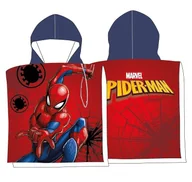Okrycia kąpielowe dla dzieci - Ręcznik plażowy dziecięcy poncho 55x110 Spiderman - miniaturka - grafika 1