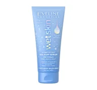 Balsamy i kremy do ciała - Eveline Wet Skin nawilżający balsam-serum do ciała nadający "mokry" efekt 200ml - miniaturka - grafika 1